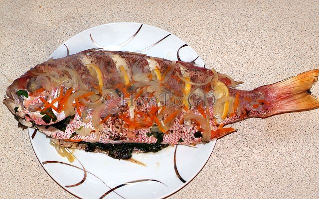 How to roast Red Snapper