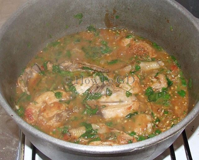How to cook chicken chahohbili