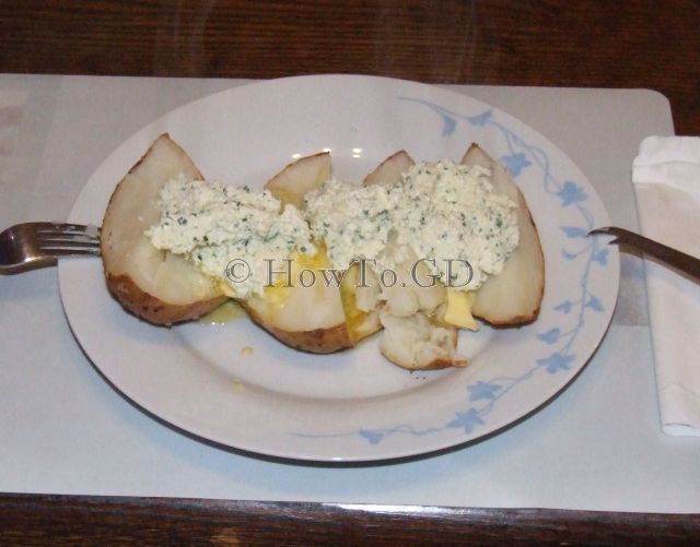 How to cook baked potatoes