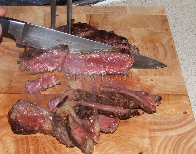 How to make rib eye steak in its own fat