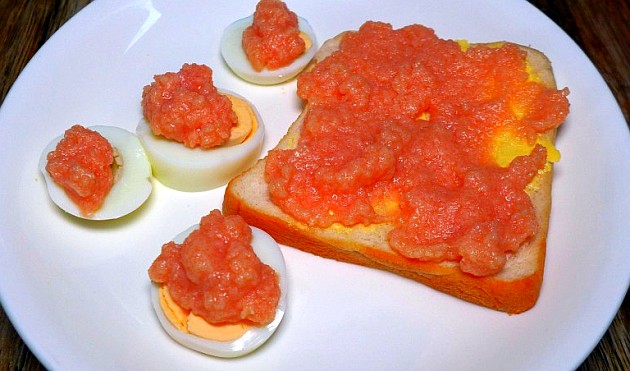 How to salt tuna roe